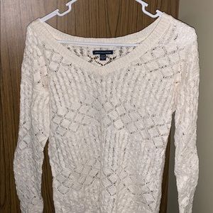 AEO white sweater